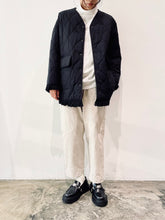 画像をギャラリービューアに読み込む, キルティングVネックブルゾン