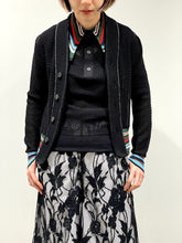 画像をギャラリービューアに読み込む, Lace knit cardigan