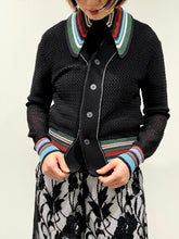 画像をギャラリービューアに読み込む, Lace knit cardigan