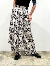 画像をギャラリービューアに読み込む, Rayon print skirt pants