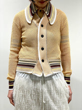 画像をギャラリービューアに読み込む, Lace knit cardigan