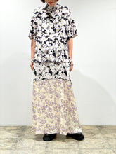 画像をギャラリービューアに読み込む, Rayon print dress