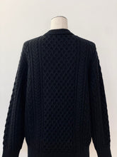 画像をギャラリービューアに読み込む, REBORN WOOL ARAN KNIT P/O