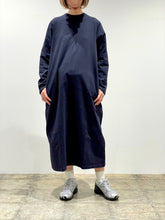 画像をギャラリービューアに読み込む, Slab Yarn Long-Sleeve T-Shirt Dress