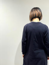 画像をギャラリービューアに読み込む, Slab Yarn Long-Sleeve T-Shirt Dress
