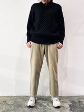 画像をギャラリービューアに読み込む, REBORN WOOL ARAN KNIT P/O