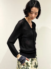 画像をギャラリービューアに読み込む, Bright knit cardigan