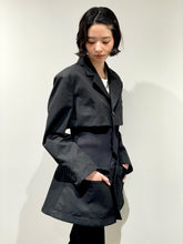 画像をギャラリービューアに読み込む, Ribbed waist jacket