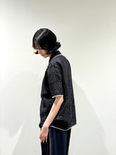 画像をギャラリービューアに読み込む, SUKASHI EMBOSSED KNIT POLO