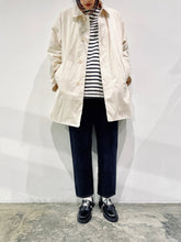 画像をギャラリービューアに読み込む, Stain collar coat short