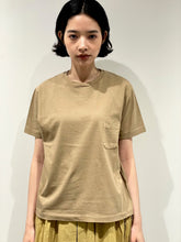 画像をギャラリービューアに読み込む, Compact Fit Densely Knit T-Shirt with Pocket