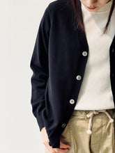 画像をギャラリービューアに読み込む, HIGH TWIST COTTON KNIT CARDIGAN