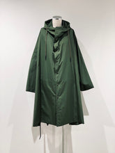 画像をギャラリービューアに読み込む, Taffeta hoodie coat