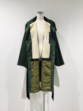 画像をギャラリービューアに読み込む, Taffeta hoodie coat