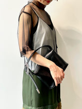 画像をギャラリービューアに読み込む, Leather mini bag
