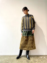 画像をギャラリービューアに読み込む, Stripe knit pullover