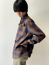 画像をギャラリービューアに読み込む, Ombre check shirt