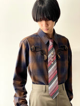 画像をギャラリービューアに読み込む, Ombre check shirt
