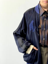 画像をギャラリービューアに読み込む, Rayon satin souvenir jacket