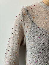 画像をギャラリービューアに読み込む, POMPOM SHEER KNIT PULLOVER