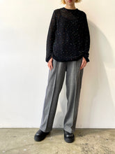 画像をギャラリービューアに読み込む, POMPOM SHEER KNIT PULLOVER