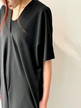 画像をギャラリービューアに読み込む, V-neck jumpsuit L/S