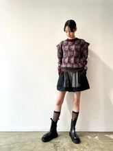 画像をギャラリービューアに読み込む, Jacquard knit pullover