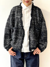 画像をギャラリービューアに読み込む, TWEED KNIT JACKET(3色)