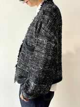 画像をギャラリービューアに読み込む, TWEED KNIT JACKET(3色)