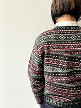 画像をギャラリービューアに読み込む, CRAZY FAIR ISLE KNIT PULLOVER