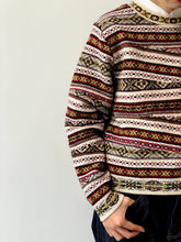 画像をギャラリービューアに読み込む, CRAZY FAIR ISLE KNIT PULLOVER