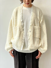 画像をギャラリービューアに読み込む, TWEED KNIT JACKET(3色)