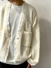 画像をギャラリービューアに読み込む, TWEED KNIT JACKET(3色)