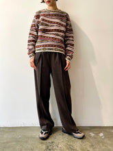 画像をギャラリービューアに読み込む, CRAZY FAIR ISLE KNIT PULLOVER