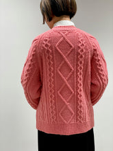 画像をギャラリービューアに読み込む, ARAN KNIT CARDIGAN