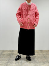 画像をギャラリービューアに読み込む, ARAN KNIT CARDIGAN