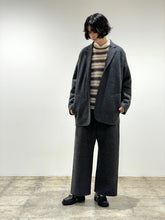 画像をギャラリービューアに読み込む, MOHAIR WOOL BORDER KNIT PO