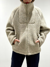 画像をギャラリービューアに読み込む, Wool fleece Zip-Up Jacket