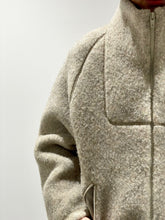 画像をギャラリービューアに読み込む, Wool fleece Zip-Up Jacket