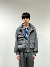 画像をギャラリービューアに読み込む, Polyester wool blouson