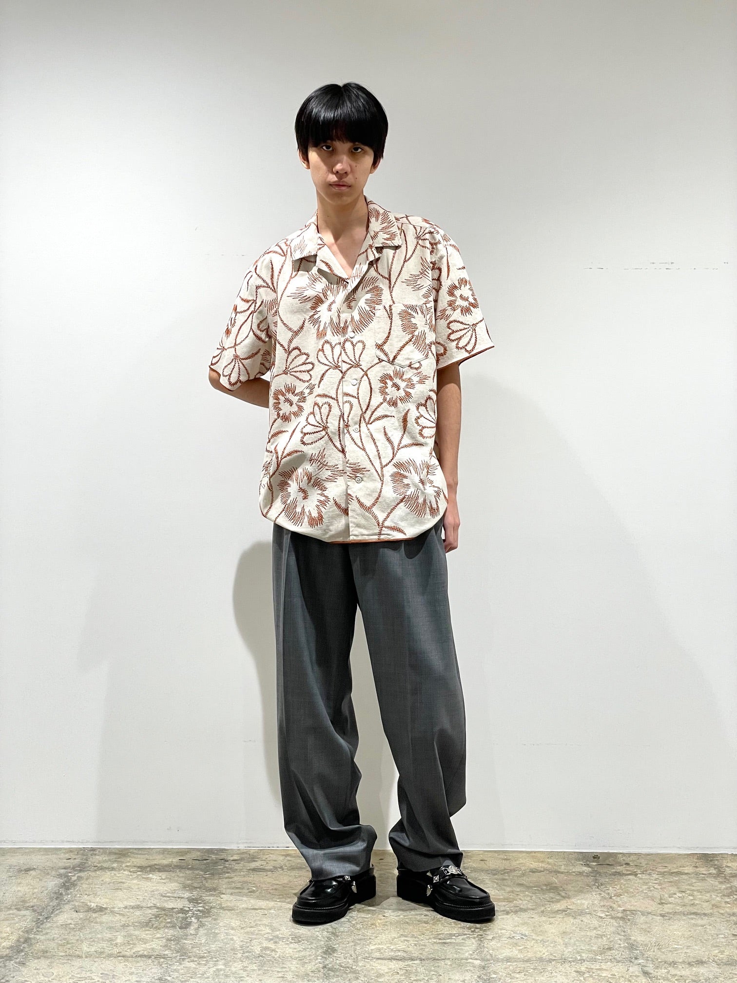 Embroidery S/S shirt – FUKIONLINE