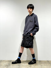 画像をギャラリービューアに読み込む, Polo collar sweatshirt