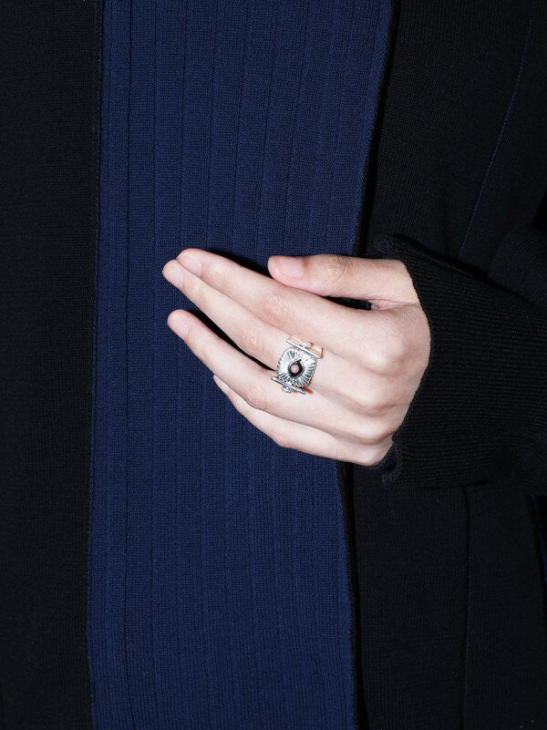Motif ring SILVER