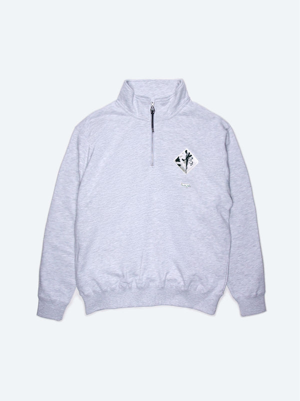 Half zip sweatshirt