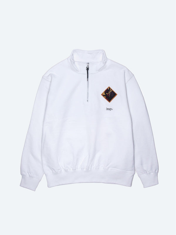 Half zip sweatshirt