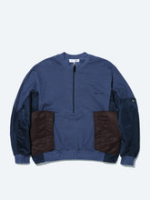 Cotton nylon sweatshirt