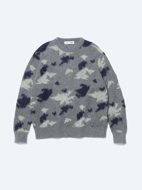 Mohair knit pullover