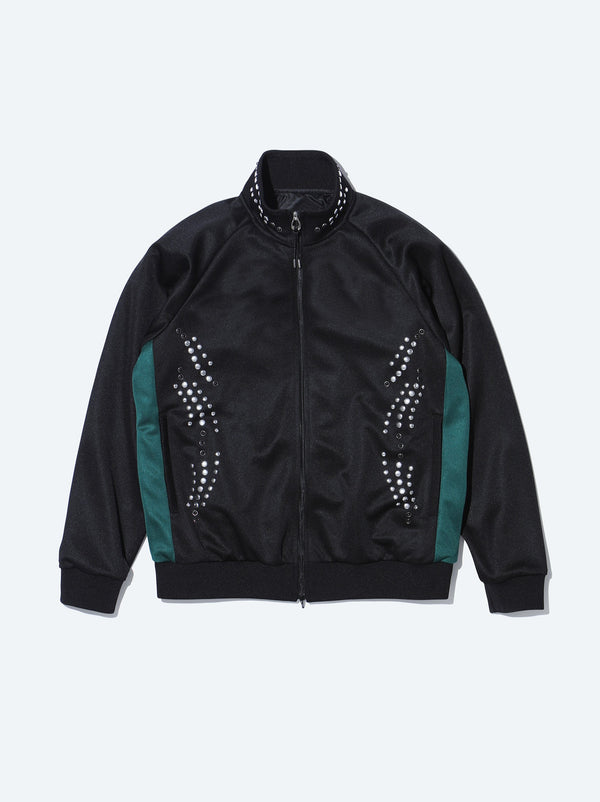 Studded track jacket
