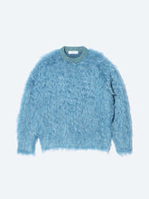 Shaggy knit pullover