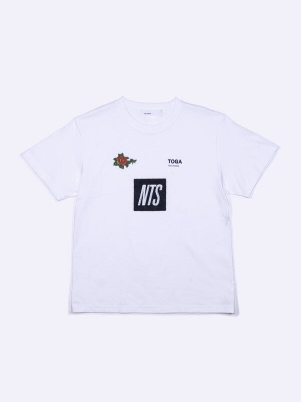 Logo print T-shirt TOGA×NTS